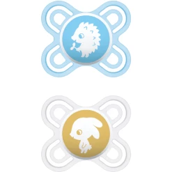 MAM Schnuller Perfect Start Aus Silikon 0 - 2 Monate, Igel/Hase