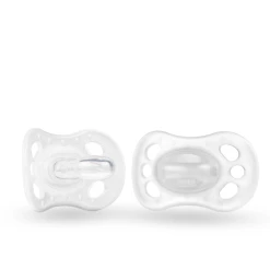 Medela Baby Schnuller New Born 0-2 Monate UNO Transparent, 2 Stück