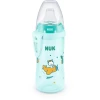 NUK Babyflasche Active Cup, Blau, Motiv Bär/Flugzeug 300ml