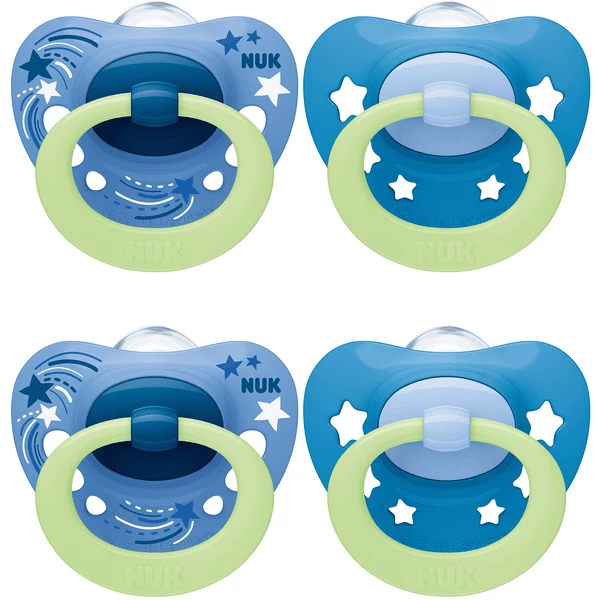 NUK Nachtschnuller Signature Boy Gr.3, 4 Stück 3 NUK Nachtschnuller Signature Boy Gr.3, 4 Stück
