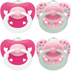 NUK Schnuller Signature, Girl Gr.3, 4 Stück
