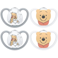NUK Schnuller Space Disney Winnie The Pooh Gr.1 Im Viererpack