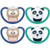 NUK Schnuller Space Gr. 2, 6 - 18 Monate Silikon Eule/Panda 4 Stück 1 NUK Schnuller Space Gr. 2, 6 - 18 Monate Silikon Eule/Panda 4 Stück -Nip-Family shop nuk schnuller space gr 2 6 18 monate silikon eule panda 4 stueck a305706
