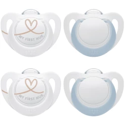 NUK Schnuller Star, Gr. 1 In Blau/weiß