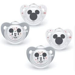NUK Schnuller Trendline Disney "Mickey" 0-6 Monate, 4 Stück