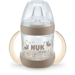 NUK Trinklernflasche NUK For Nature, 150ml, Braun