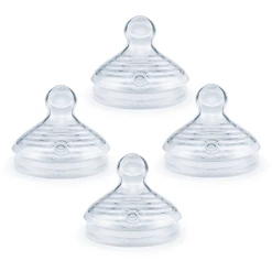 NUK Trinksauger Nature Sense Aus Silikon Gr. L, 4er Set