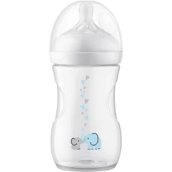 Philips Avent Babyflasche SCY673/81 Natural Response Mit AirFree Ventil 260ml Neutral Elefant