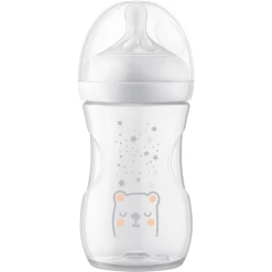 Philips Avent Babyflasche SCY673/82 Natural Response Mit AirFree Ventil 260ml Neutral Bär