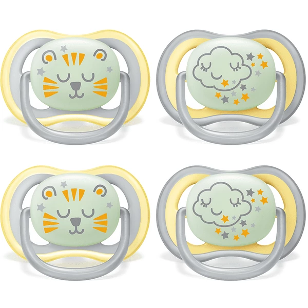 Philips Avent Nachtschnuller Ultra Air Nighttime 18M+ Neutral 3 Philips Avent Nachtschnuller Ultra Air Nighttime 18M+ Neutral