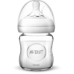 Philips Avent Natural Flasche Glas SCF051/17, 120ml, 1 Stück, Transparent