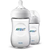 Philips Avent Natural Flasche SCF033/27, 260ml, 2 Stück, Transparent -Nip-Family shop philips avent natural flasche scf033 27 260ml 2 stueck transparent a268874
