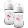 Philips Avent Natural Flasche SCF070/25, 260ml, 2 Stück, Einhorn -Nip-Family shop philips avent natural flasche scf070 25 260ml 2 stueck einhorn a317478