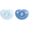 Philips Avent Schnuller Soothie SCF099/21 0-6m In Blau Inklusive Stericase, 2 Stück