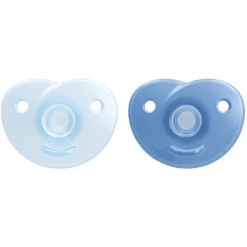 Philips Avent Schnuller Soothie SCF099/21 0-6m In Blau Inklusive Stericase, 2 Stück