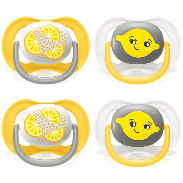 Philips Avent Schnuller Ultra Air SCF080/18 6-18m In Gelb, 4 Stück 3 Philips Avent Schnuller Ultra Air SCF080/18 6-18m In Gelb, 4 Stück