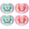 Philips Avent Schnuller Ultra Air SCF349/15 18m+ 4 Stück Tiger/Lama -Nip-Family shop philips avent schnuller ultra air scf349 15 18m 4 stueck tiger lama a285794
