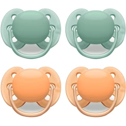 Philips Avent Schnuller Ultra Soft SCF091/03 Neutral 0 - 6 Monate 4 Stück