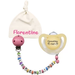 Schnullireich Geschenkset Mit Namen Bestseller Mädchen (6-18 Mon) Bunt