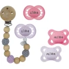 Schnullireich Schnuller Mit Namen / Namensschnuller MAM Pure + Schnullerkette (Mädchen) Rosa -Nip-Family shop schnullireich schnuller mit namen namensschnuller mam pure schnullerkette maedchen rosa a411395