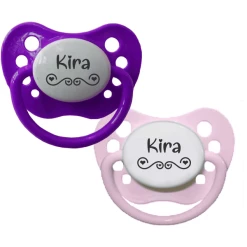 Schnullireich Schnuller Mit Namen / Namensschnuller NIP Love – 2er Set Rosa -Nip-Family shop schnullireich schnuller mit namen namensschnuller nip love 2er set rosa a405648 2