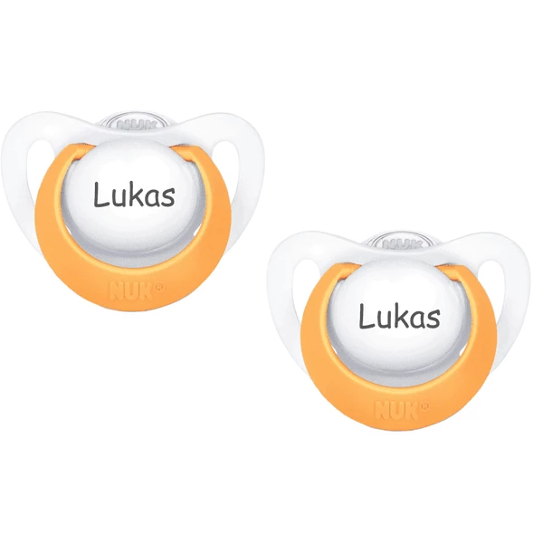Schnullireich Schnuller Mit Namen / Namensschnuller NUK Genius – 2er Set (Junge) Weiß 6 Schnullireich Schnuller Mit Namen / Namensschnuller NUK Genius – 2er Set (Junge) Weiß – Bild 4