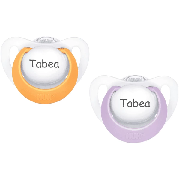 Schnullireich Schnuller Mit Namen / Namensschnuller NUK Genius – 2er Set (Mädchen) Weiß 5 Schnullireich Schnuller Mit Namen / Namensschnuller NUK Genius – 2er Set (Mädchen) Weiß – Bild 3