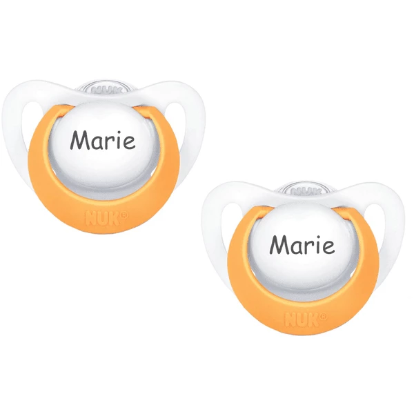 Schnullireich Schnuller Mit Namen / Namensschnuller NUK Genius – 2er Set (Mädchen) Weiß 6 Schnullireich Schnuller Mit Namen / Namensschnuller NUK Genius – 2er Set (Mädchen) Weiß – Bild 4