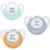 Schnullireich Schnuller Mit Namen / Namensschnuller NUK Genius Krone – 2er Set (Junge) Weiß