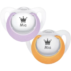 Schnullireich Schnuller Mit Namen / Namensschnuller NUK Genius Krone – 2er Set (Mädchen) Weiß 8 Schnullireich Schnuller Mit Namen / Namensschnuller NUK Genius Krone – 2er Set (Mädchen) Weiß -Nip-Family shop schnullireich schnuller mit namen namensschnuller nuk genius krone 2er set maedchen weiss a405650 6