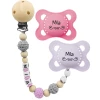 Schnullireich Schnullerkette Mit Namen Häkelperle + MAM Schnuller 2-6 Mon Rosa -Nip-Family shop schnullireich schnullerkette mit namen haekelperle mam schnuller 2 6 mon rosa a405962