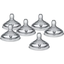 Tommee Tippee Sauger Closer To Nature Easi-Vent, Schneller Nahrungsfluss, 6er Set