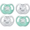 Tommee Tippee Schnuller Silikon, 0 - 6 Monate, 4er Set